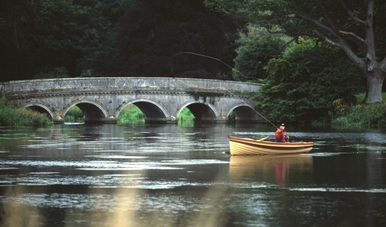Fishing by boat on The Rye Carton House GB ferðir